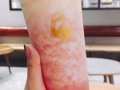 粉桃酪酪-LELECHA乐乐茶(上海五角场万达广场店)