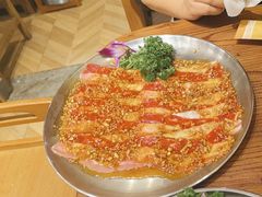 老式肥瘦-明洞阿姨·韩式酱蟹烤肉·创意料理(三元桥店)