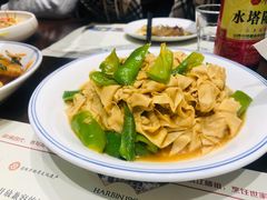 尖椒炒平山干豆腐-老厨家(友谊路总店)