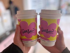 杏桃花蜂蜜拿铁-Seesaw Coffee(环贸iapm店)