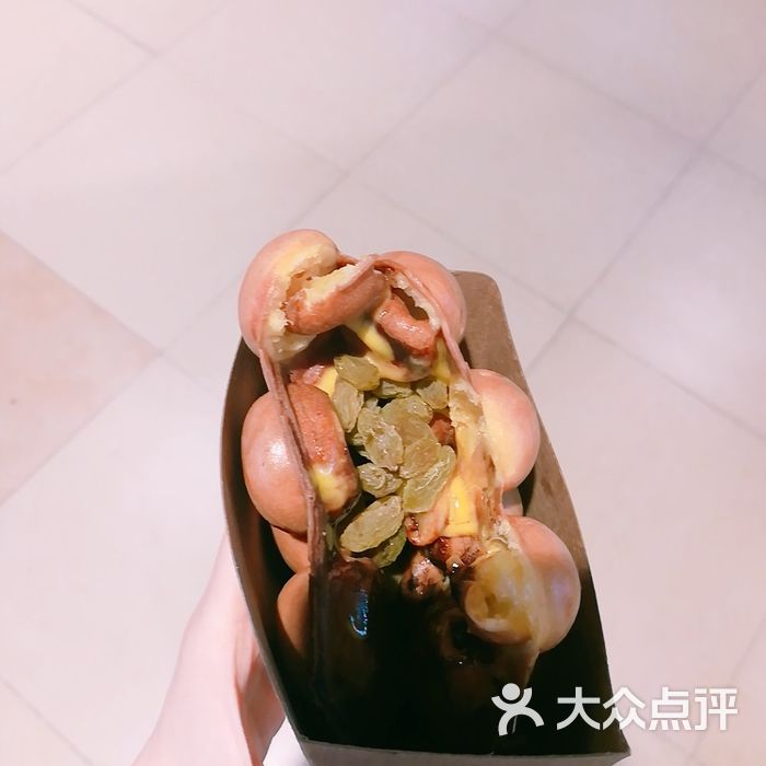 疯狂小丸子葡萄干鸡蛋仔图片-北京小吃快餐-大众点评网