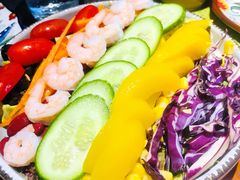 黄桃大虾沙拉-摇滚披萨(长春街店)