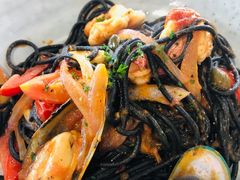 海鲜墨鱼面-Cafe Mersey默西咖啡(西交店)