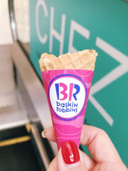 baskin robbins(gurney paragon mall)-"买了三种口味的,入口才发现