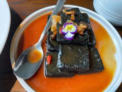 猴头菇自制黑豆腐-肴约·花园式餐厅(湖里店)