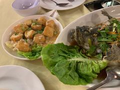 蟹肉豆腐-真浪花园海鲜餐馆
