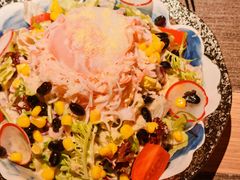 温泉蛋蟹肉色拉-炙柒Sekinana·精致日料(合生汇店)