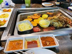 自助取餐区-火牛火韩式烤肉韩国料理(韩乐坊店)