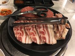 猪肉3种拼盘-郑阿姨的家·이모네·韩料&烤肉(武川路店)