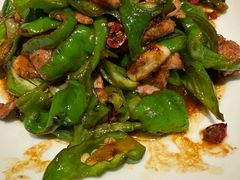 螺丝椒炒肉-吕氏疙瘩汤·海鲜新鲁菜(凯德mall新都心店)