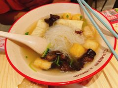 油豆腐百叶包粉丝汤-小杨生煎(浦江欢乐颂店)