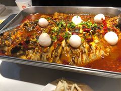 荔枝香辣清江鱼-鱼酷活鱼烤鱼(中联广场店)