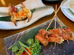 腌肉芦笋串-大江户日本料理(吕厝店)