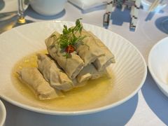 鸡汁荠菜百叶包-玫瑰厅上海菜(兴国路店)