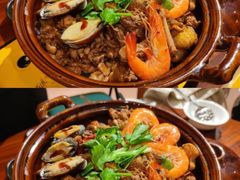 -蜀八婆鲍鱼鸡煲虾(宝安坪洲店)