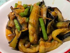 茄子烧长豆角-姐夫的小菜(新中关购物中心店)