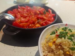糟辣椒蛋炒饭-贵州辣子鸡番茄鸡