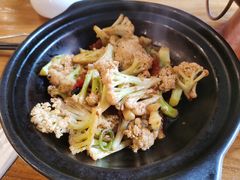 小炒有机菜花-天和晟新京菜.水煮鱼.湘土菜(国展店)
