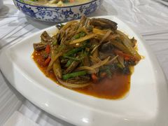 爆炒鳝丝-溱湖八鲜菜馆