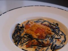 海胆三文鱼籽竹炭乌冬-PEKO PEKO(海之恋商场店)