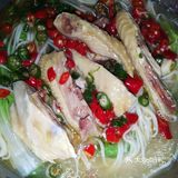 我家厨房之具有散寒解毒健胃消食功效的藤椒鸡拌面