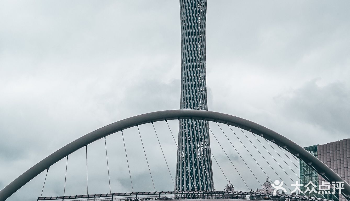 【广州】首座跨珠江观景人行天桥开通啦