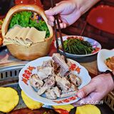 上海｜被东北朋友带来吃的铁锅炖。。。香😭了！