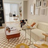 秋天的原木风客厅️暖暖的真好看！