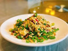 尖椒笋干炒蛋-迎晨餐厅(青芝坞店)