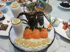 龍蝦三文魚刺身-瓯菜排档·温州海鲜(玕南店)