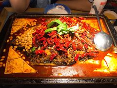 重庆豆花烤鱼-探鱼·鲜青椒爽麻烤鱼(广州欣荣广场店)