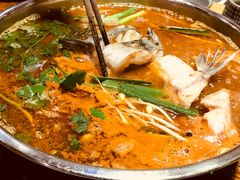 酸汤鱼-野山舂·贵州现舂酸汤火锅(鸿通城店)