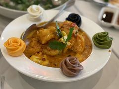 咖喱虾球伴五彩馒头-香乐园·淮扬菜中餐厅·Shang Garden(福田香格里拉店)