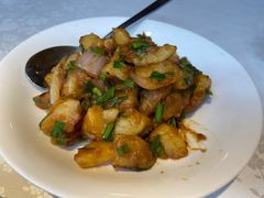韭菜炒土豆-涌上外婆桥(南塘店)