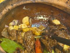 生啫牛肉-天宝食坊·啫啫煲大排档(西华路店)