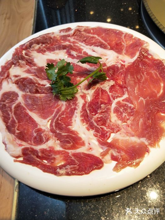 洞子李毛肚火锅(解放碑总店)老肉片图片