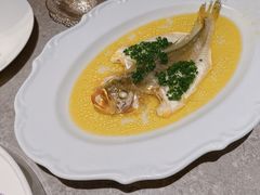 鸡汁葱油蒸台山黄三牙鱼-广州文华东方酒店·江-由辉师傅主理