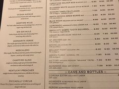 菜单-Water Grill(圣莫妮卡店)