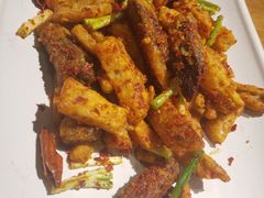 牛肉干炒藕条-云海肴·汽锅鸡·云南菜(天山百盛优客店)