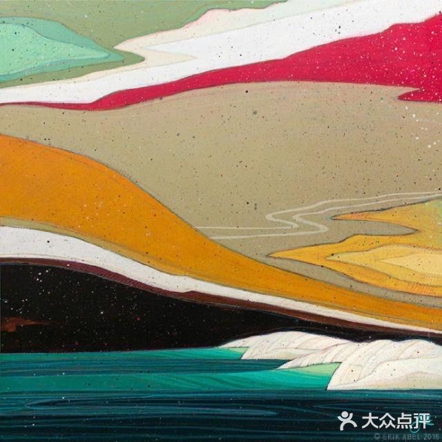 色彩明快的自然风景插画🏖️