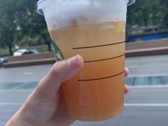 百香果桃桃茶云乌龙饮品-星巴克(远洋店)