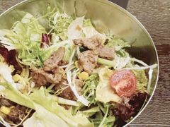 牛外脊沙拉-机器人火炉披萨