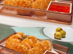 莲藕煎虾饼-怡情荟•海鲜青岛菜(五四广场旗舰店)