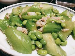 毛豆烩丝瓜-大鸭梨烤鸭(甘家口店)
