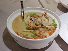 春笋鲜蚕豆烧河虾-尚一汤·粤菜海鲜(环球港店)