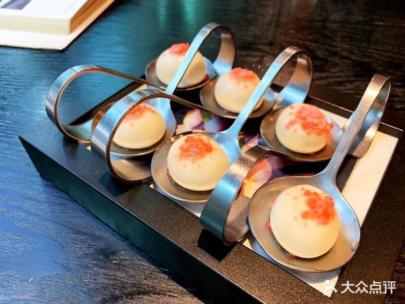 陶苏融合料理(银泰中心in99店)-分子酸奶跳跳蛋黄图片-成都美食-大众