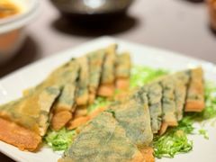 香煎鲜虾韭菜饼-长禧家·珑厨(东山口店)