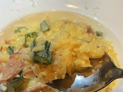 培根秋葵烩饭-爱茉莉意大利西餐厅