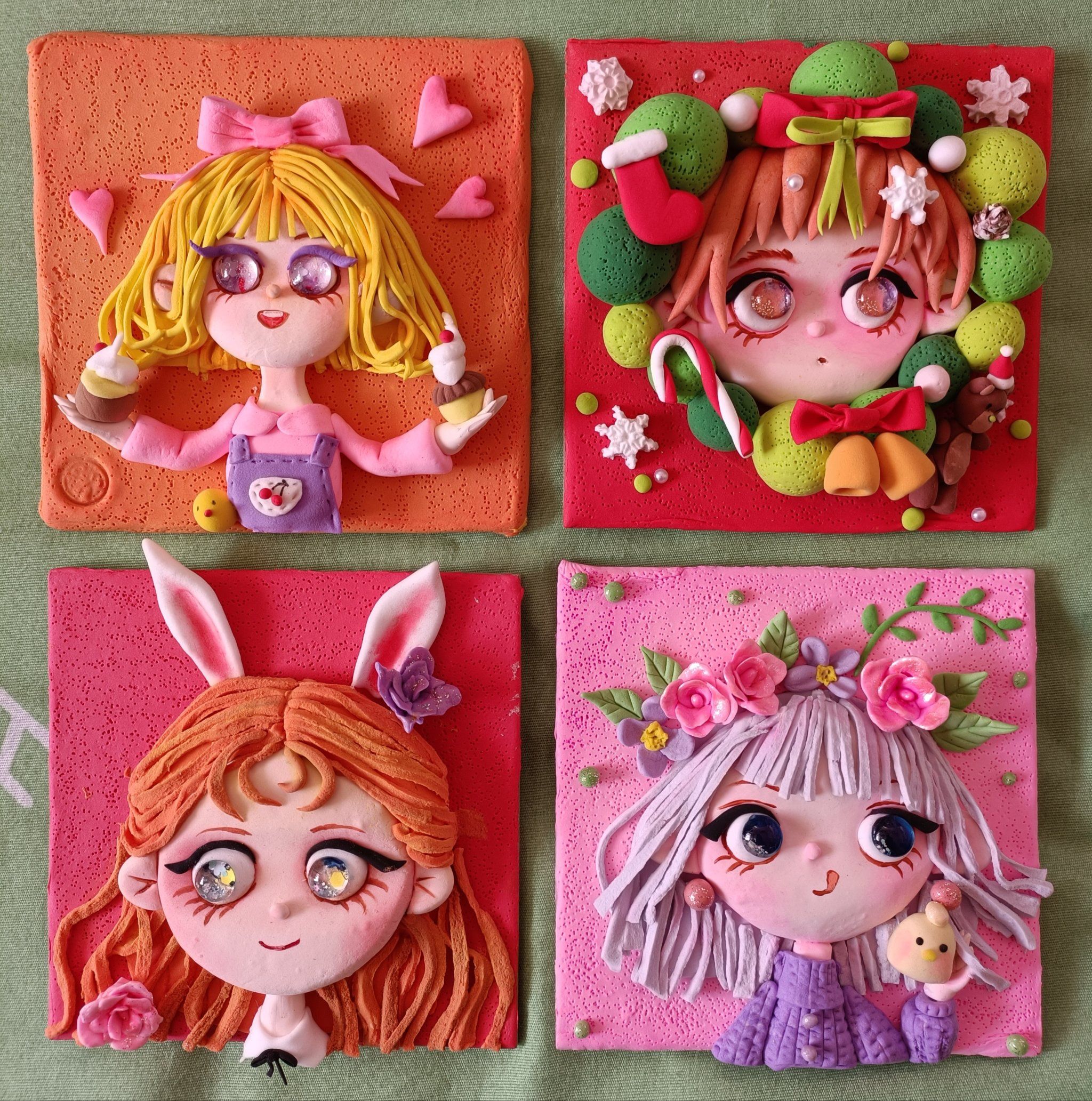 超轻粘土做的手办人物其实非常可爱,它塑形能力很强