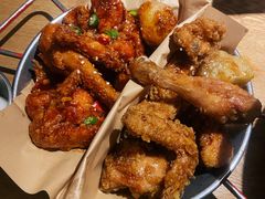 炸鸡翅一半一半-富乐满韩国正宗炸鸡韩国料理(虹泉路店)